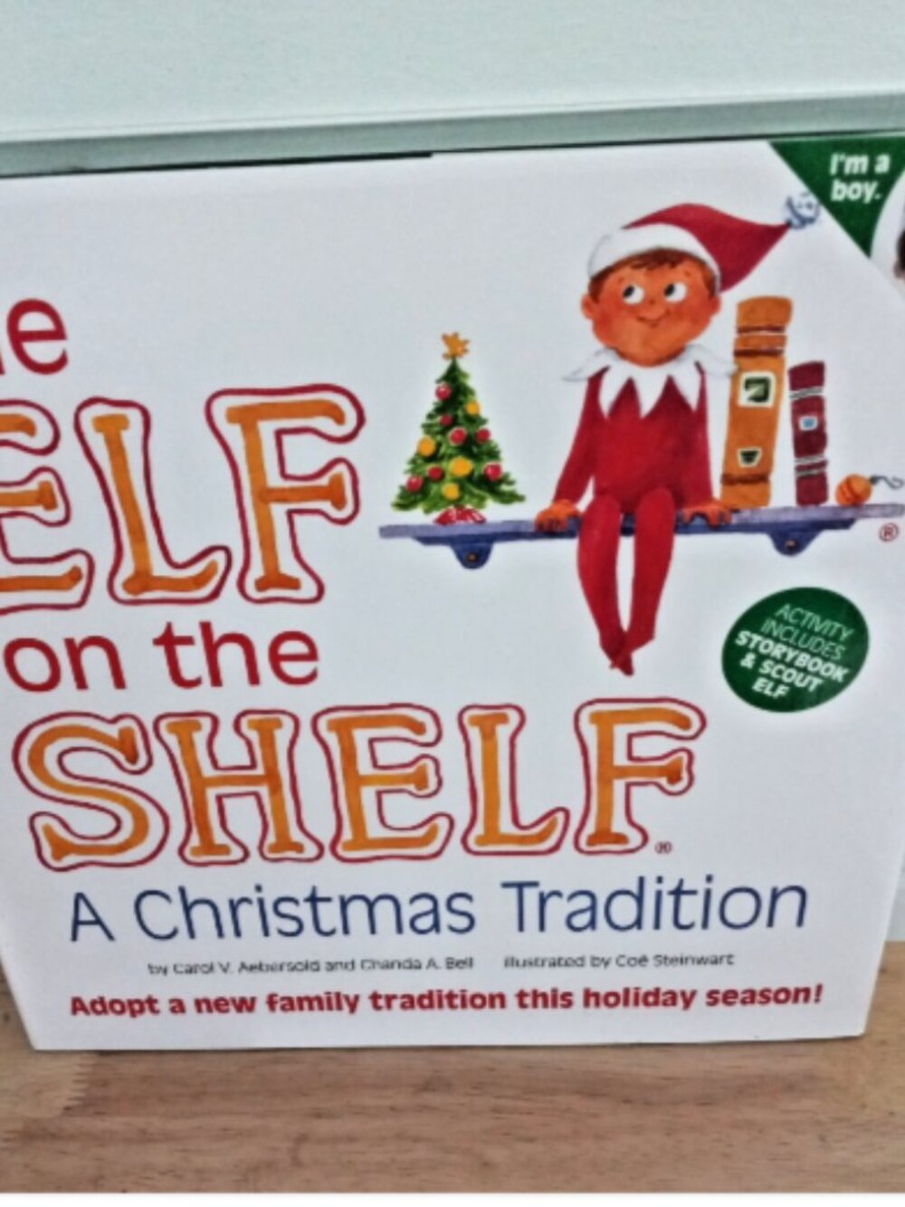 Elf on Shelf Boy Scout Elf Book + Game Day Jersey Both Sealed NEW